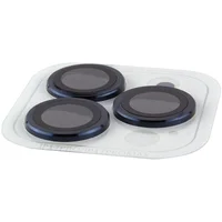 Защитное стекло Metal Classic на камеру (в упак.) для Apple iPhone 17 Pro (6.3") / 17 Pro Max (6.9") Синий / Dark Blue