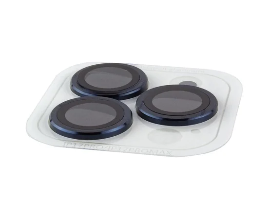 Защитное стекло Metal Classic на камеру (в упак.) для Apple iPhone 17 Pro (6.3") / 17 Pro Max (6.9") Синий / Dark Blue