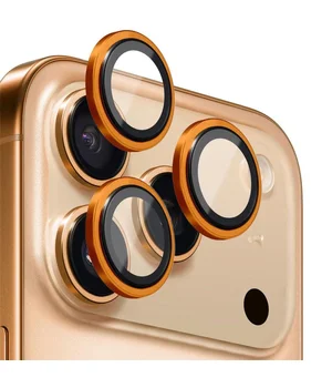 Защитное стекло BlueO Metal на камеру для Apple iPhone 17 Pro / 17 Pro Max Оранжевый / Orange