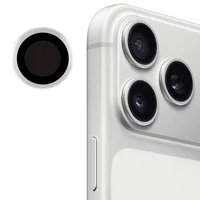 Защитное стекло Metal Classic на камеру (в упак.) для Apple iPhone 17 Pro (6.3") / 17 Pro Max (6.9") Серебряный / Silver