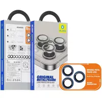 Захисне скло BlueO Metal на камеру для Apple iPhone 17 Pro / 17 Pro Max Темно-синій / Dark Blue