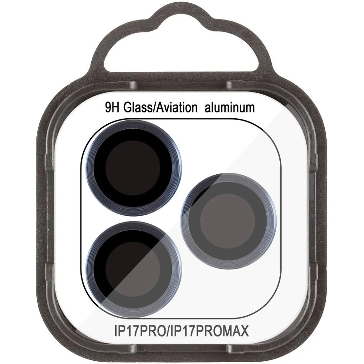 Захисне скло Metal Classic на камеру (в упак.) Apple iPhone 17 Pro (6.3") / 17 Pro Max (6.9") Синій / Dark Blue