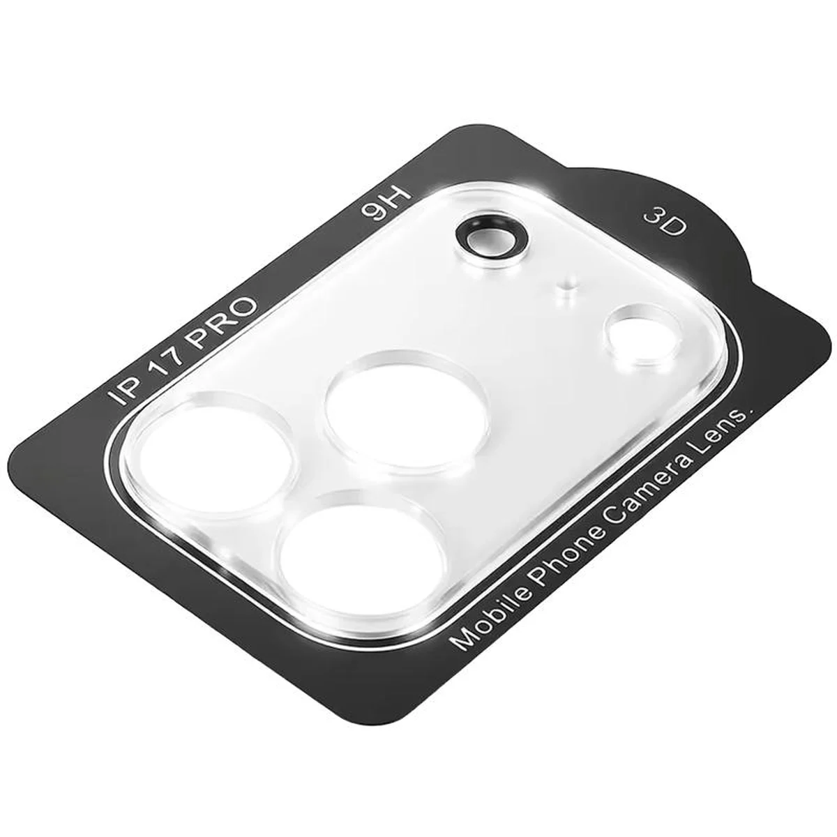 Захисне скло на камеру Full Block для Apple iPhone 17 Pro (6.3") Прозорий