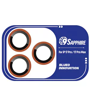 Защитное стекло BlueO Sapphire на камеру для Apple iPhone 17 Pro / 17 Pro Max Оранжевый / Orange