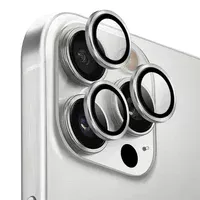 Защитное стекло Metal Classic на камеру (в упак.) для Apple iPhone 17 Pro (6.3") / 17 Pro Max (6.9") Серебряный / Silver