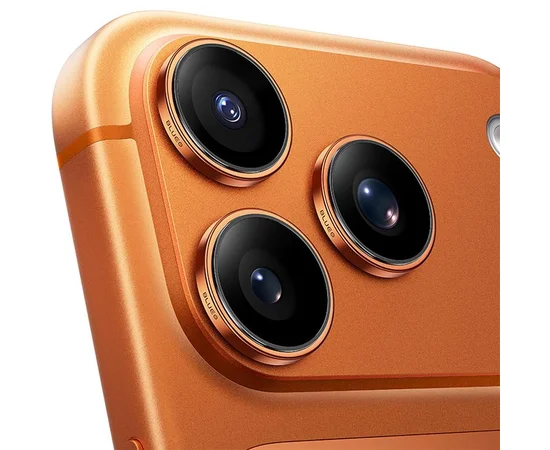 Защитное стекло BlueO Sapphire на камеру для Apple iPhone 17 Pro / 17 Pro Max Оранжевый / Orange