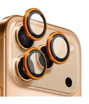 Защитное стекло BlueO Metal на камеру для Apple iPhone 17 Pro / 17 Pro Max Оранжевый / Orange