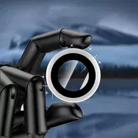 Защитное стекло Metal Classic на камеру (в упак.) для Apple iPhone 17 Pro (6.3") / 17 Pro Max (6.9") Серебряный / Silver