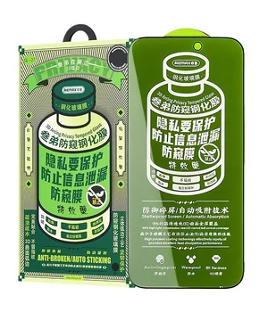 Захисне скло Remax 3D Privacy (GL-27) для Apple iPhone 17 Pro (6.3") Чорний