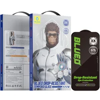 Защитное 2.5D стекло Blueo Drop-Resistant (35+ KG) для Apple iPhone 17 Pro Max / 16 Pro Max 6.9" Черный