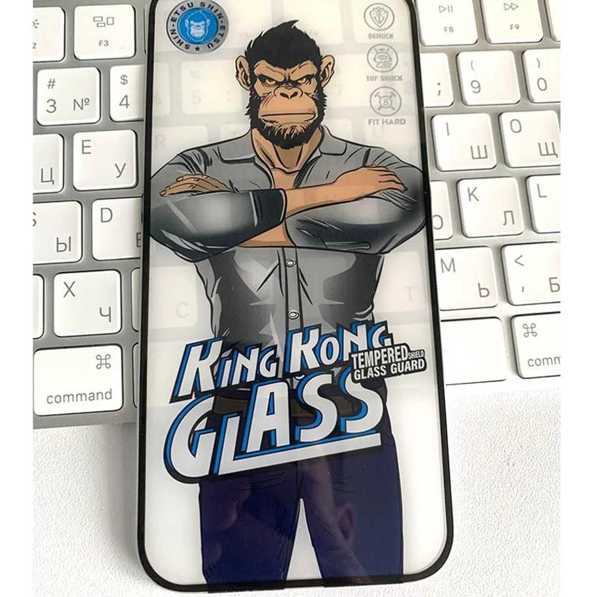 Защитное 2.5D стекло King Kong HD для Apple iPhone 17 Pro Max (6.9") Черный