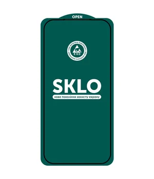 Защитное стекло SKLO 5D (тех.пак) для Apple iPhone 17 Pro Max (6.9") Черный