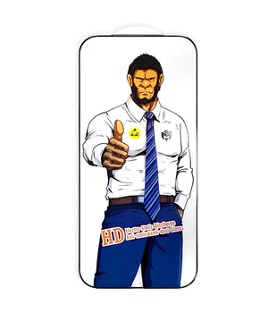 Защитное стекло 5D Anti-static Pro (тех.пак) для Apple iPhone 17 Pro Max (6.9") Черный