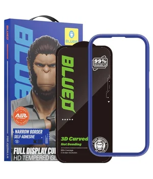 Защитное 3D стекло Blueo Hot Bending New для Apple iPhone 17 Pro Max / 16 Pro Max (6.9") Черный