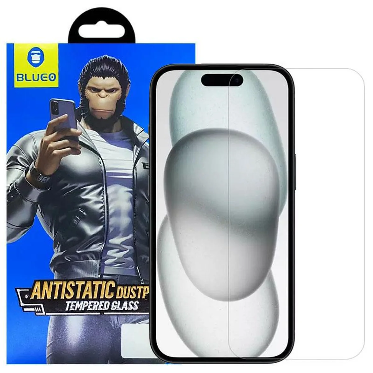 Защитное 2.5D стекло Blueo Full Cover HD Clear для Apple iPhone 17 Pro Max / 16 Pro Max (6.9") Прозрачное