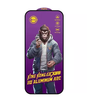 Защитное стекло 5D Anti-static Purple (тех.пак) для Apple iPhone 17 Pro Max (6.9") Черный