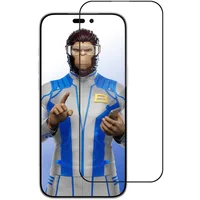 Защитное 2.5D стекло Blueo AR Anti-Reflective HD для Apple iPhone 17 Pro Max / 16 Pro Max (6.9") Черный