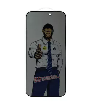 Защитное стекло Privacy 5D Anti-Static (тех.пак) для Apple iPhone 17 Pro Max (6.9") Черный