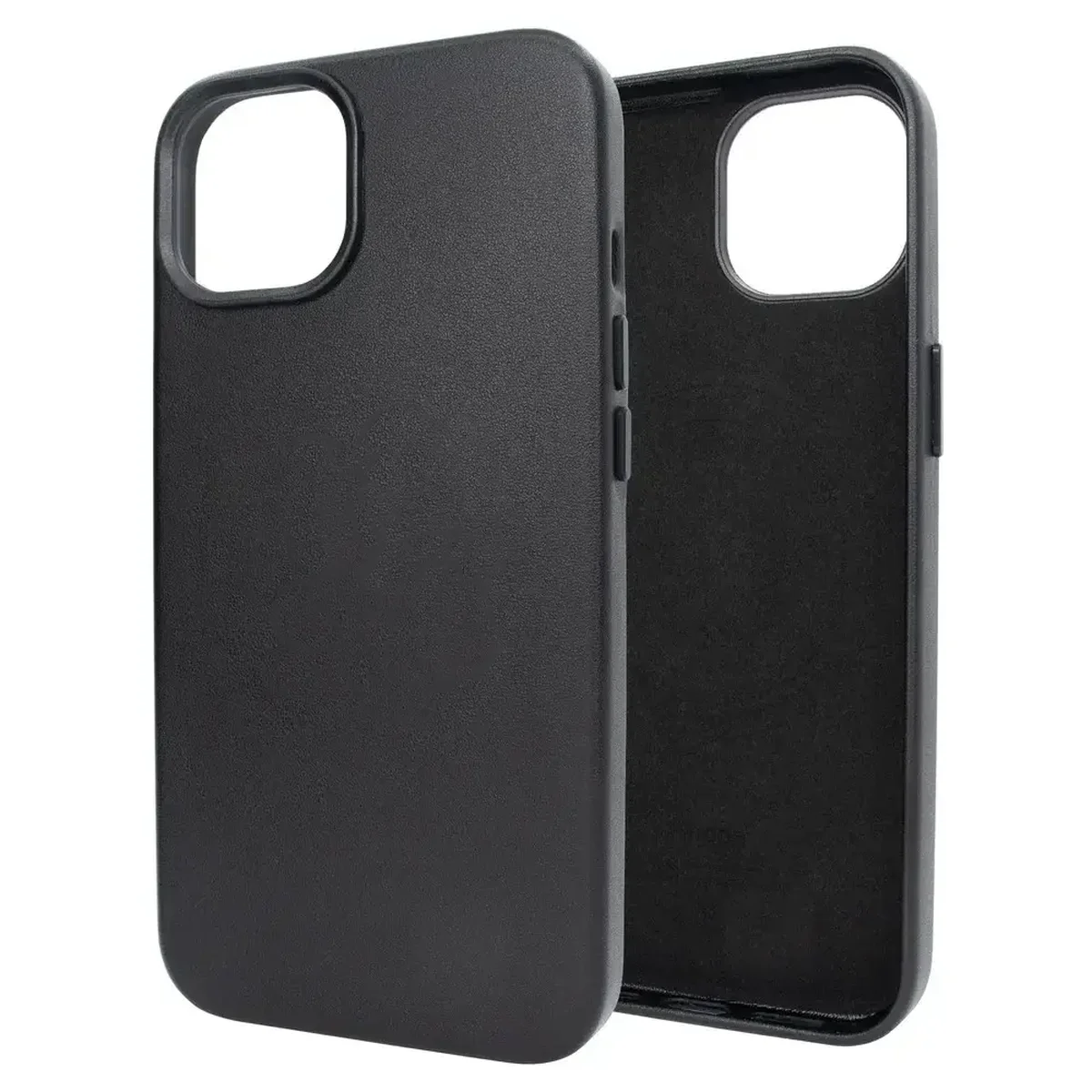 TPU+PC чехол "Leather Case" with MagSafe для Apple iPhone 11 Pro Max Черный