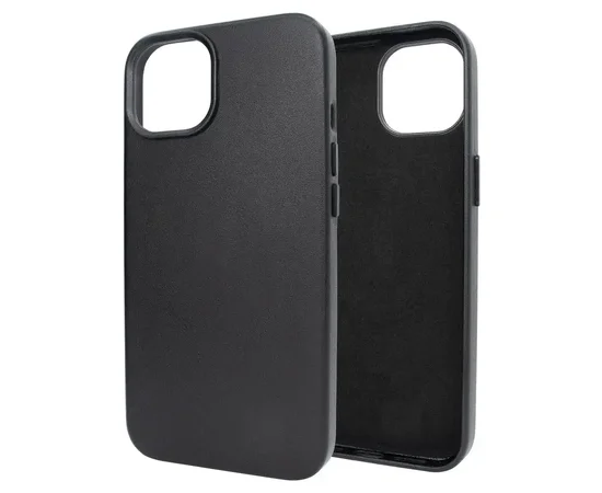 TPU+PC чехол "Leather Case" with MagSafe для Apple iPhone 11 Pro Max Черный