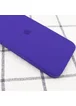 Чохол Silicone Case Square Full Camera Protective (AA) для Apple iPhone 11 Pro Max (6.5 ") Фіолетовий / Ultra Violet