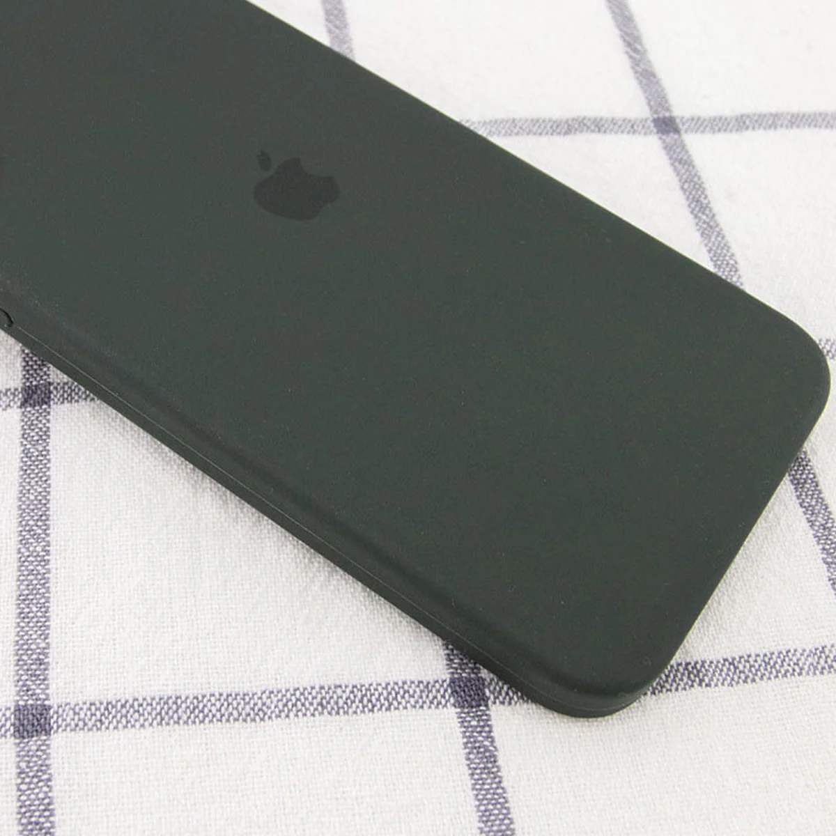 Чехол Silicone Case Square Full Camera Protective (AA) для Apple iPhone 11 Pro Max (6.5") Зеленый / Black Green