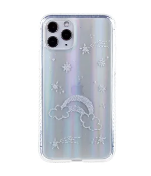 TPU+Glass чехол Aurora Space для Apple iPhone 11 Pro Max (6.5") Радуга