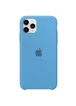 Чехол Silicone case (A) для Apple iPhone 11 Pro Max (6.5") Голубой / Sky Blue
