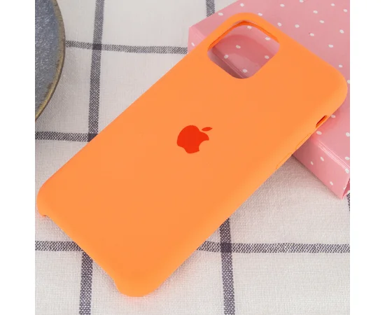 Чехол Silicone Case (AA) для Apple iPhone 11 Pro Max (6.5") Оранжевый / Papaya