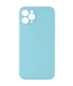 Силиконовый чехол Candy Full Camera для Apple iPhone 11 Pro Max (6.5") Бирюзовый / Turquoise