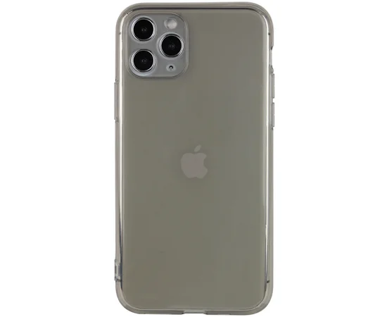Матовый полупрозрачный TPU чехол с защитой камеры для Apple iPhone 11 Pro Max (6.5") Черный / Black