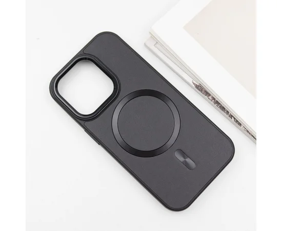 Кожаный чехол SnapCase with MagSafe для Apple iPhone 11 Pro Max (6.5") Black