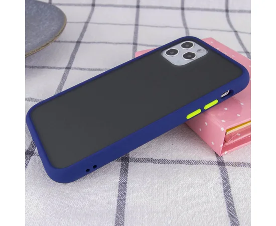 TPU чехол LikGus Maxshield для Apple iPhone 11 Pro Max (6.5") Синий