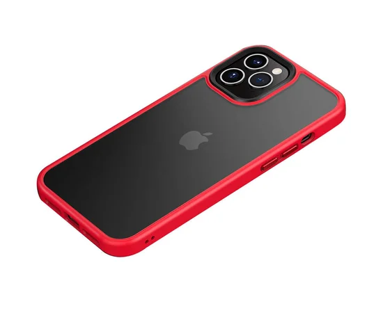TPU + PC чохол Metal Buttons для Apple iPhone 11 Pro Max (6.5 ") Червоний