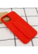Чехол Silicone Case Hand Holder для Apple iPhone 11 Pro Max (6.5") Красный / Red