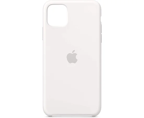 Чехол Silicone case (AAA) для Apple iPhone 11 Pro Max (6.5") Белый / Ivory white
