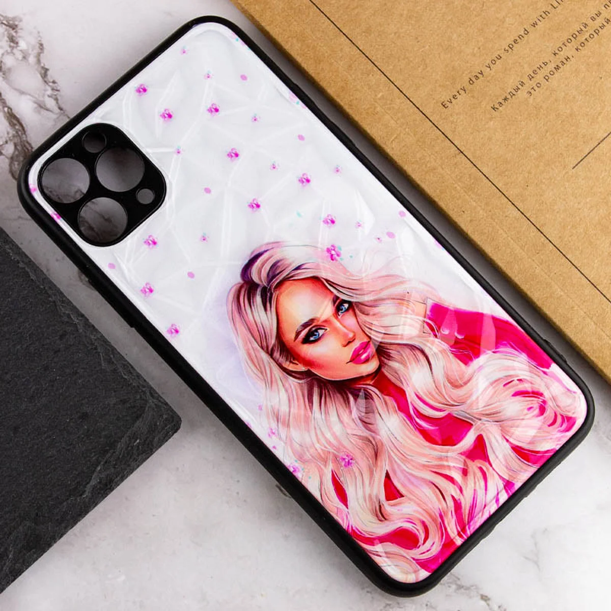 TPU+PC чехол Prisma Ladies для Apple iPhone 11 Pro Max (6.5") Pink