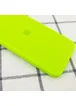 Чохол Silicone Case Square Full Camera Protective (AA) для Apple iPhone 11 Pro Max (6.5 ") Салатовий / Neon green