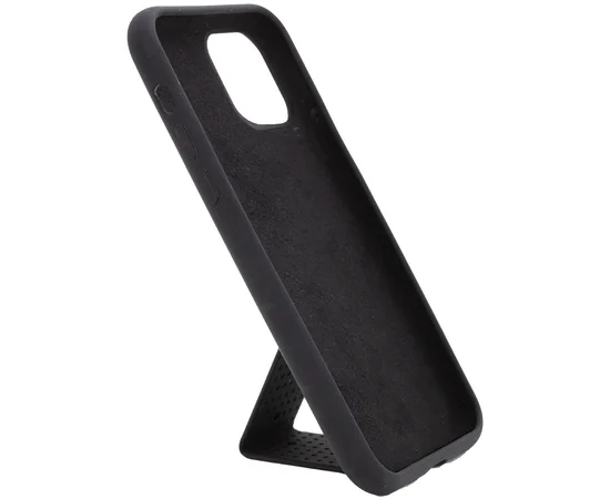 Чехол Silicone Case Hand Holder для Apple iPhone 11 Pro Max (6.5") Черный / Black