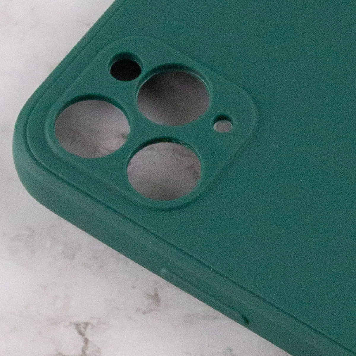 Силіконовий чохол Candy Full Camera для Apple iPhone 11 Pro Max (6.5 ") Зелений / Forest green