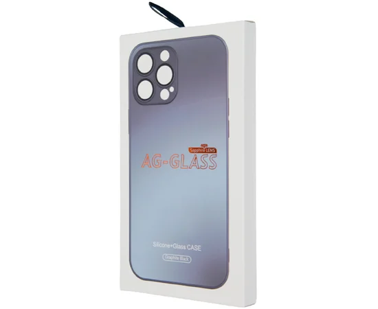 Чехол TPU+Glass Sapphire matte case для Apple iPhone 11 Pro Max (6.5") Graphite Black