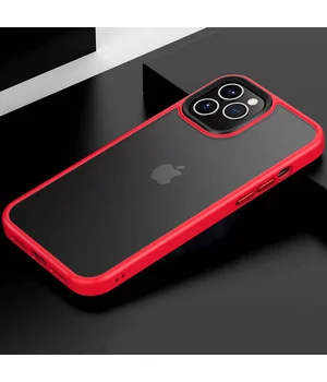 TPU + PC чохол Metal Buttons для Apple iPhone 11 Pro Max (6.5 ") Червоний