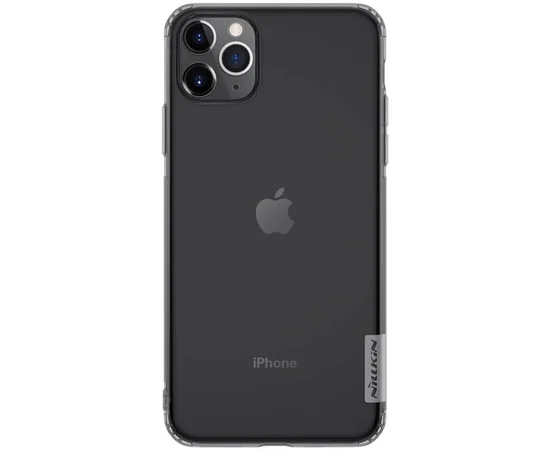 TPU чехол Nillkin Nature Series для Apple iPhone 11 Pro Max (6.5") Серый (прозрачный)