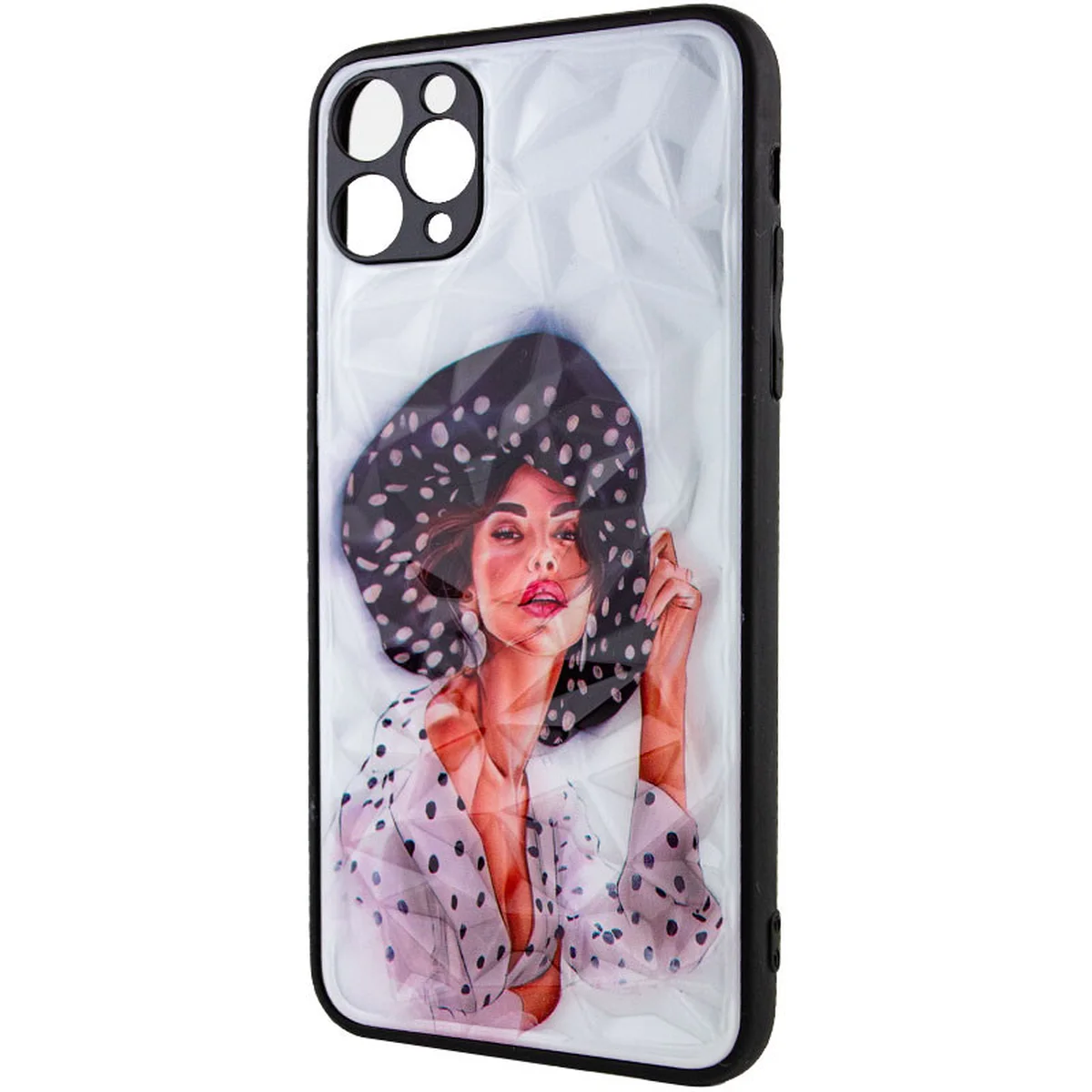 TPU+PC чехол Prisma Ladies для Apple iPhone 11 Pro Max (6.5") Girl in a hat