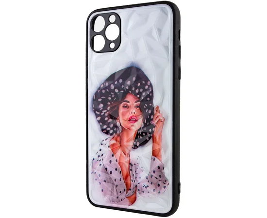 TPU+PC чехол Prisma Ladies для Apple iPhone 11 Pro Max (6.5") Girl in a hat