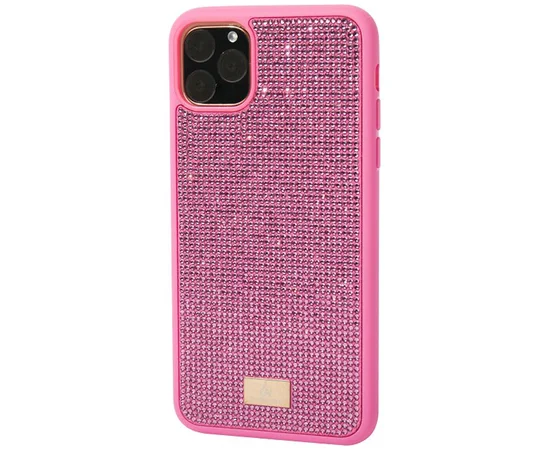 TPU чехол Bling World Grainy Diamonds для Apple iPhone 11 Pro Max (6.5") Розовый