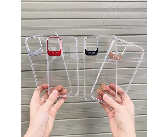 TPU чехол Epic clear flash для Apple iPhone 11 Pro Max (6.5") Бесцветный / Золотой