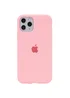 Чохол Silicone case (A) (з закритим низом) для Apple iPhone 11 Pro Max (6.5 ") Рожевий / Pink