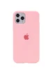 Чохол Silicone case (A) (з закритим низом) для Apple iPhone 11 Pro Max (6.5 ") Рожевий / Pink