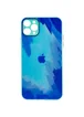 Чехол TPU+Glass Impasto abstract для Apple iPhone 11 Pro Max (6.5") Blue